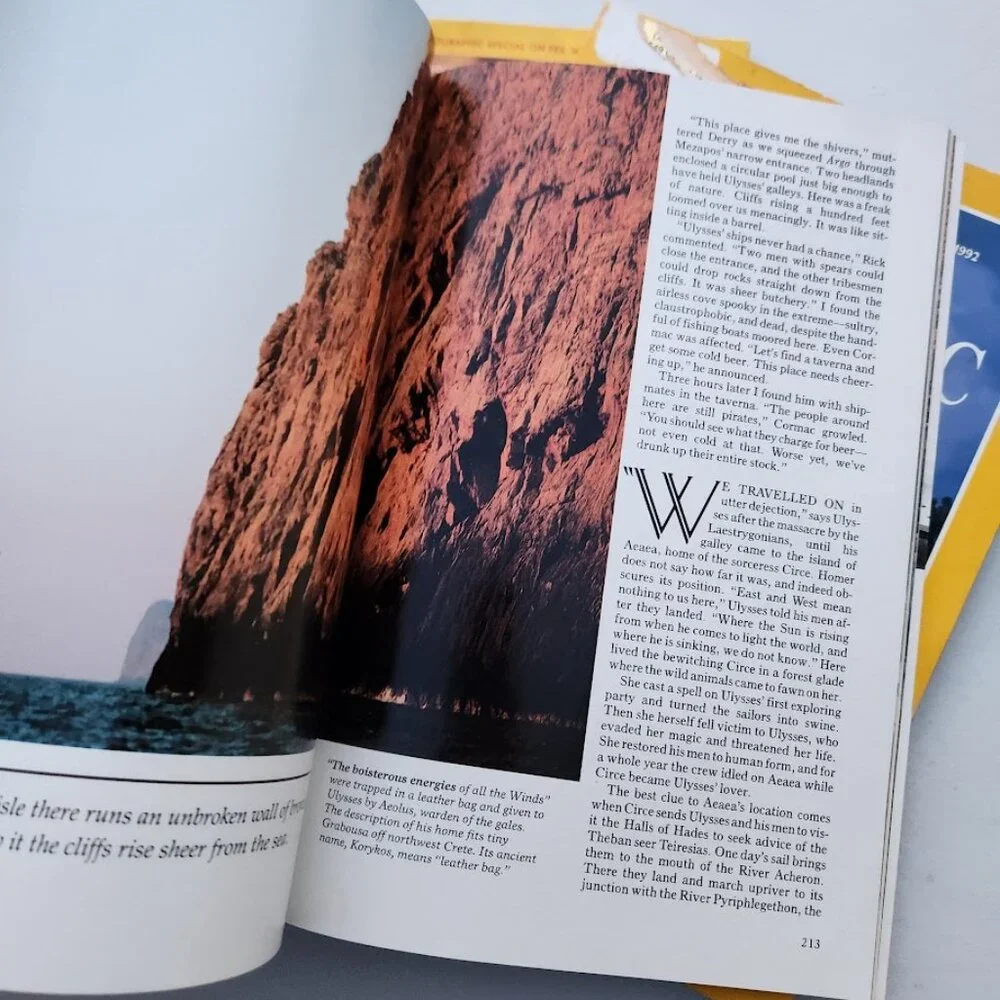 2X Vintage National Geographic Magazine Bundle Set Magazines Random 2 Magazines